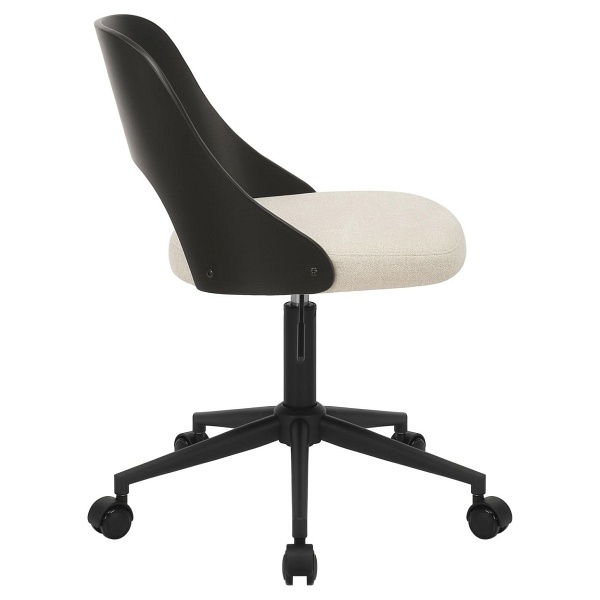 Fotel biurowy Lucy czarny/ beżowy Apia 453 - ACTONA